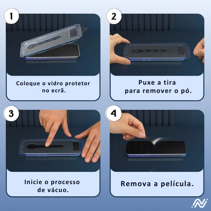 Arctiqo™ Vidro Protetor 3 em 1