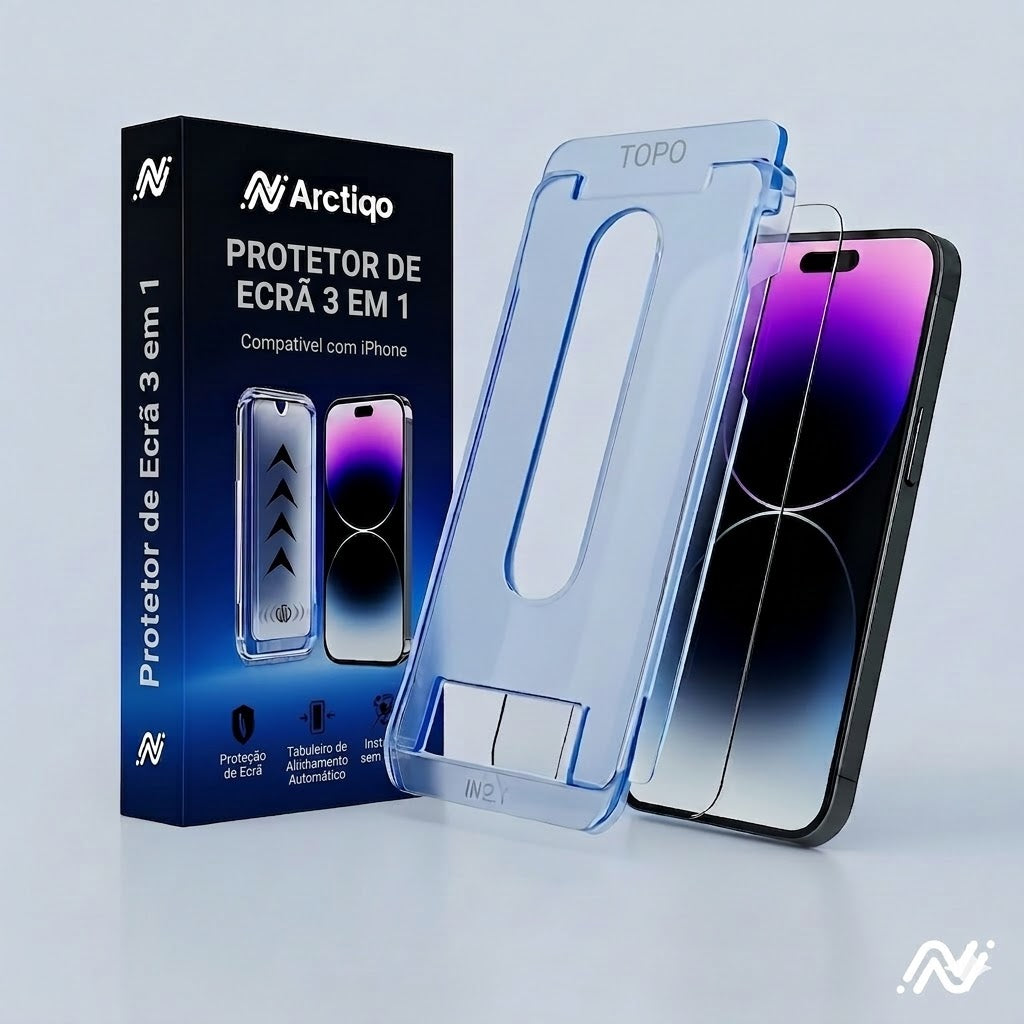 Protetor de ecrã Arctiqo™ 3 em 1